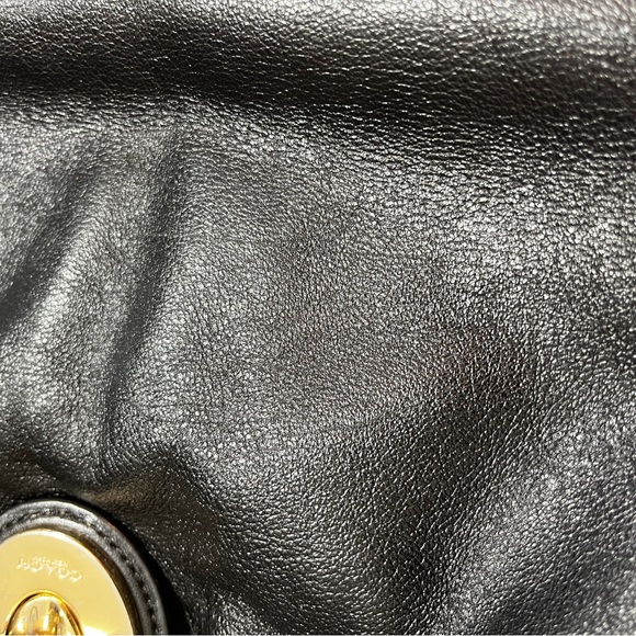 Coach Madison Carlyle Black Leather Slouch Shoulder Bag Turnlock | 32221 - Picture 15 of 15